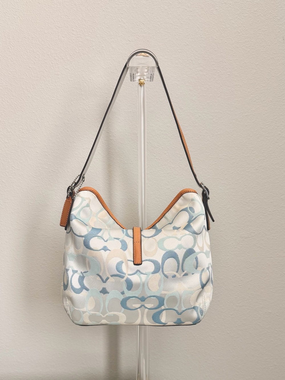 Coach Blue Purse Bag - Picture 2 of 7